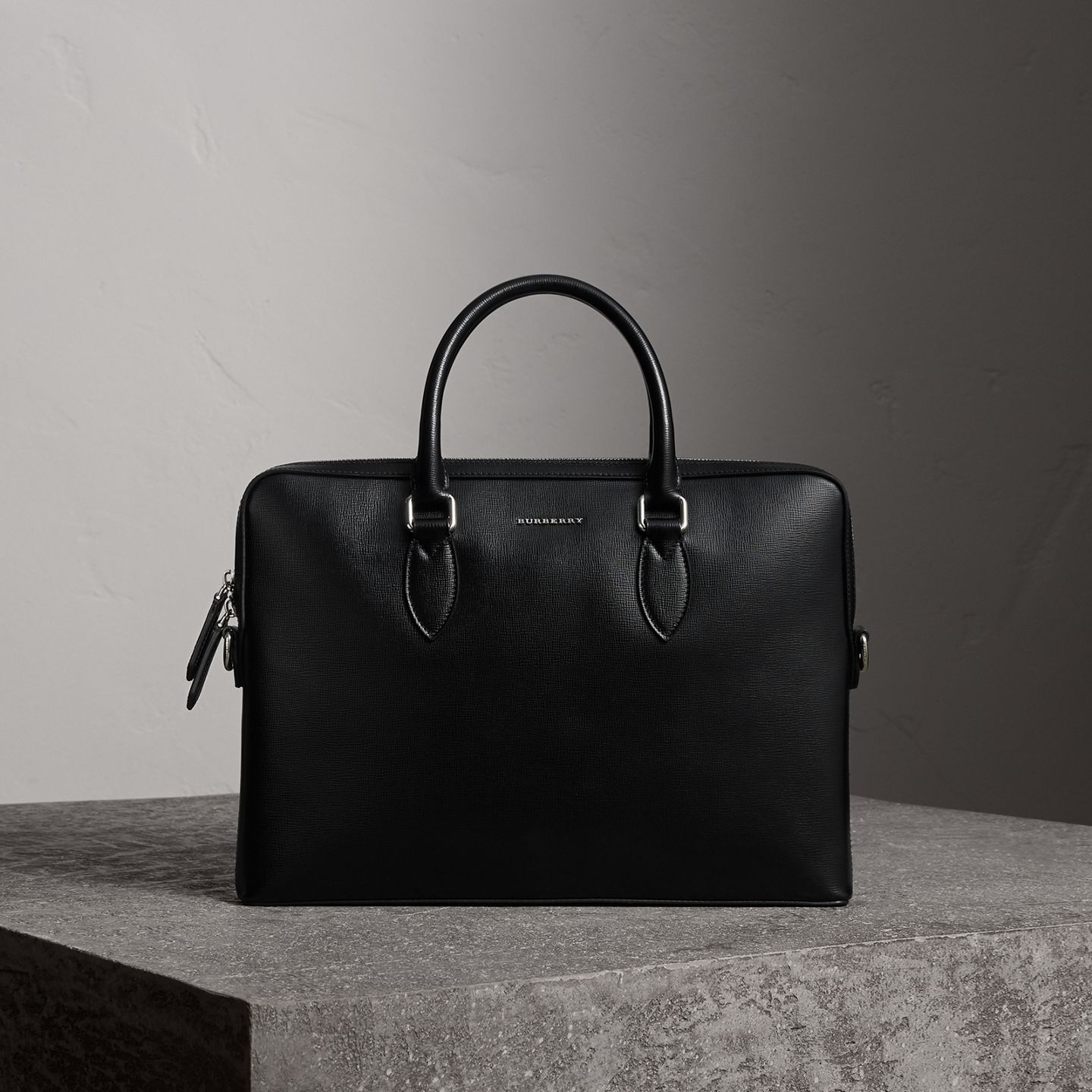 Black Leather Business Bag